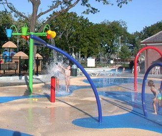 2002 Children's Splash Pad at Pier Park